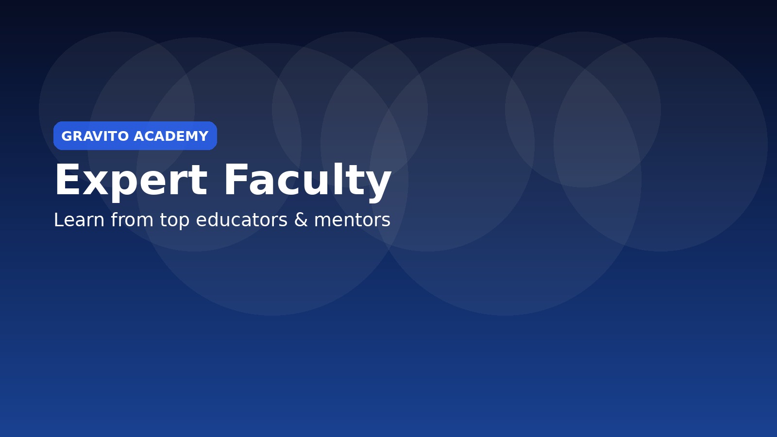 Expert Faculty and Modern Teaching