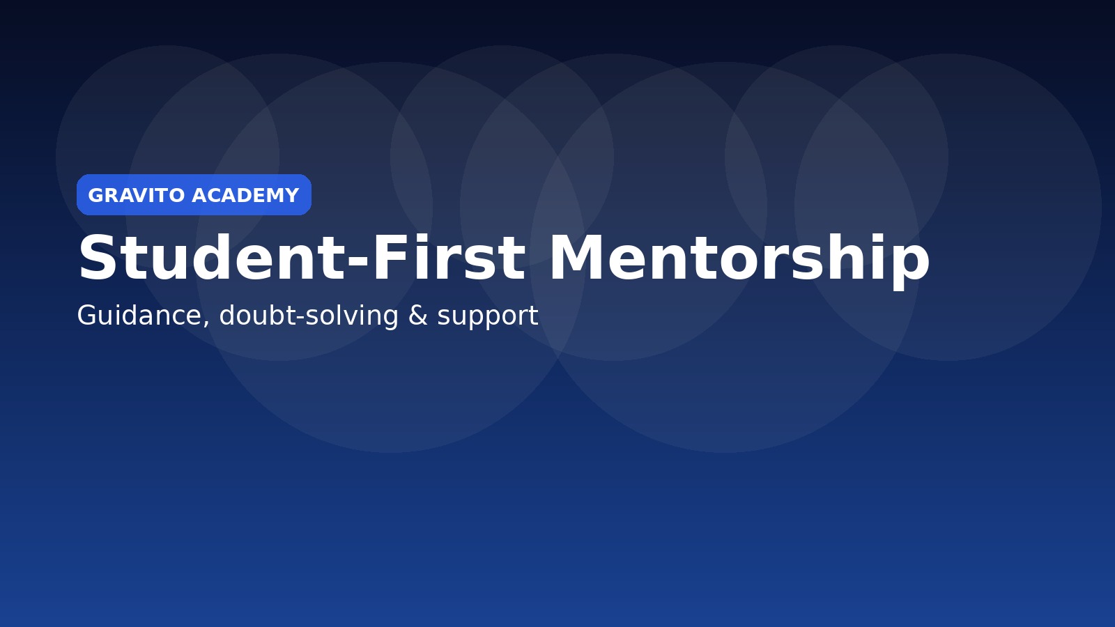 Student-First Mentorship